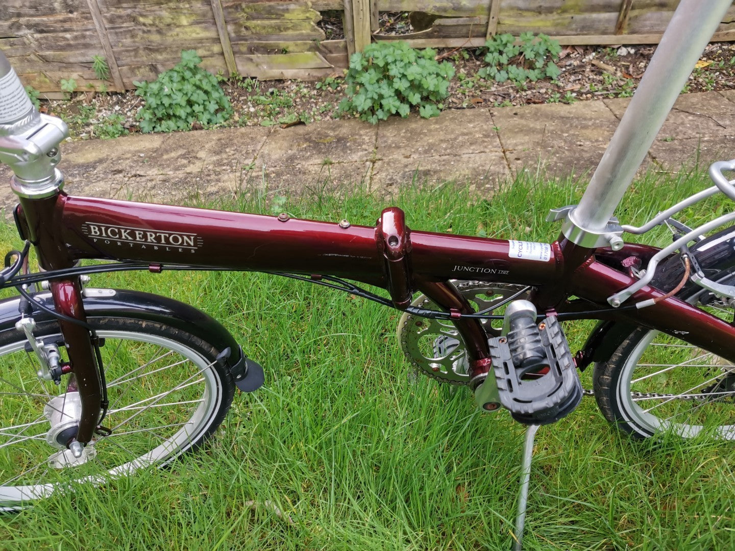 Bickerton Junction 1707 City Folding Bike 7 gears dynamo LED light
