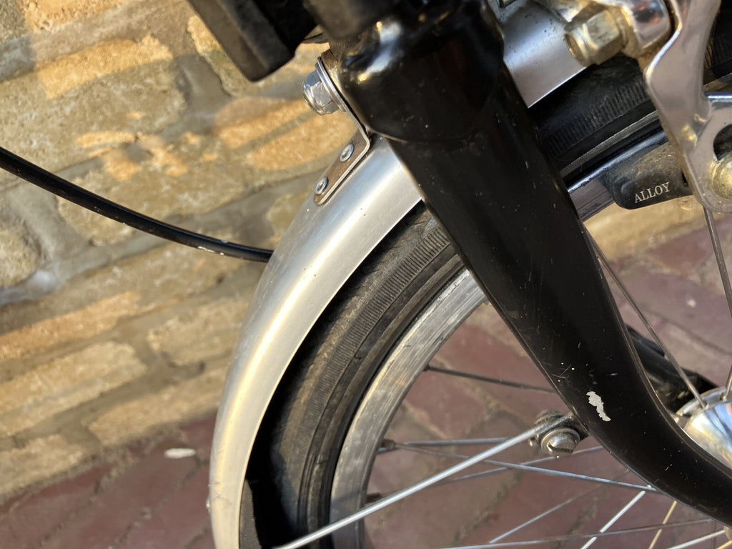 Pre 2017 C Line 3 Speed Brompton Folding Bike With Carry Bag , Front Bag