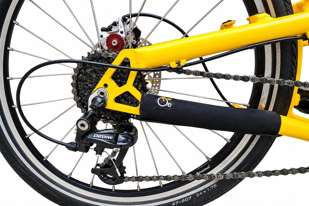 Airnimal Joey Explore Drop - 24” Folding Bike – Custom Yellow