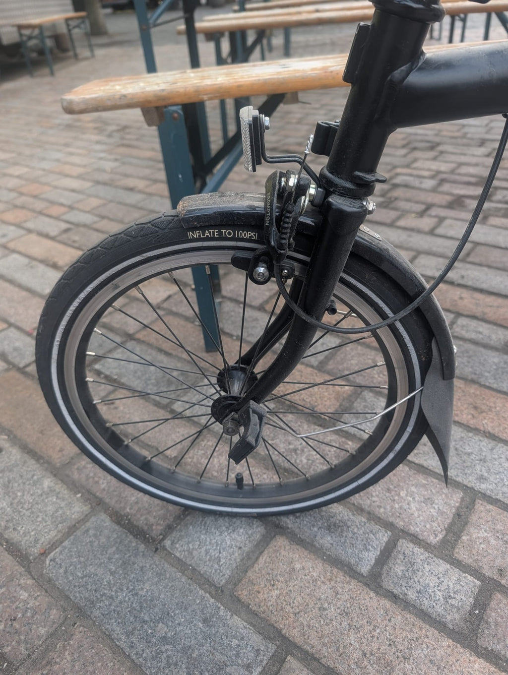 Brompton Folding Bike – 2016 – Black Edition – 2 Speed