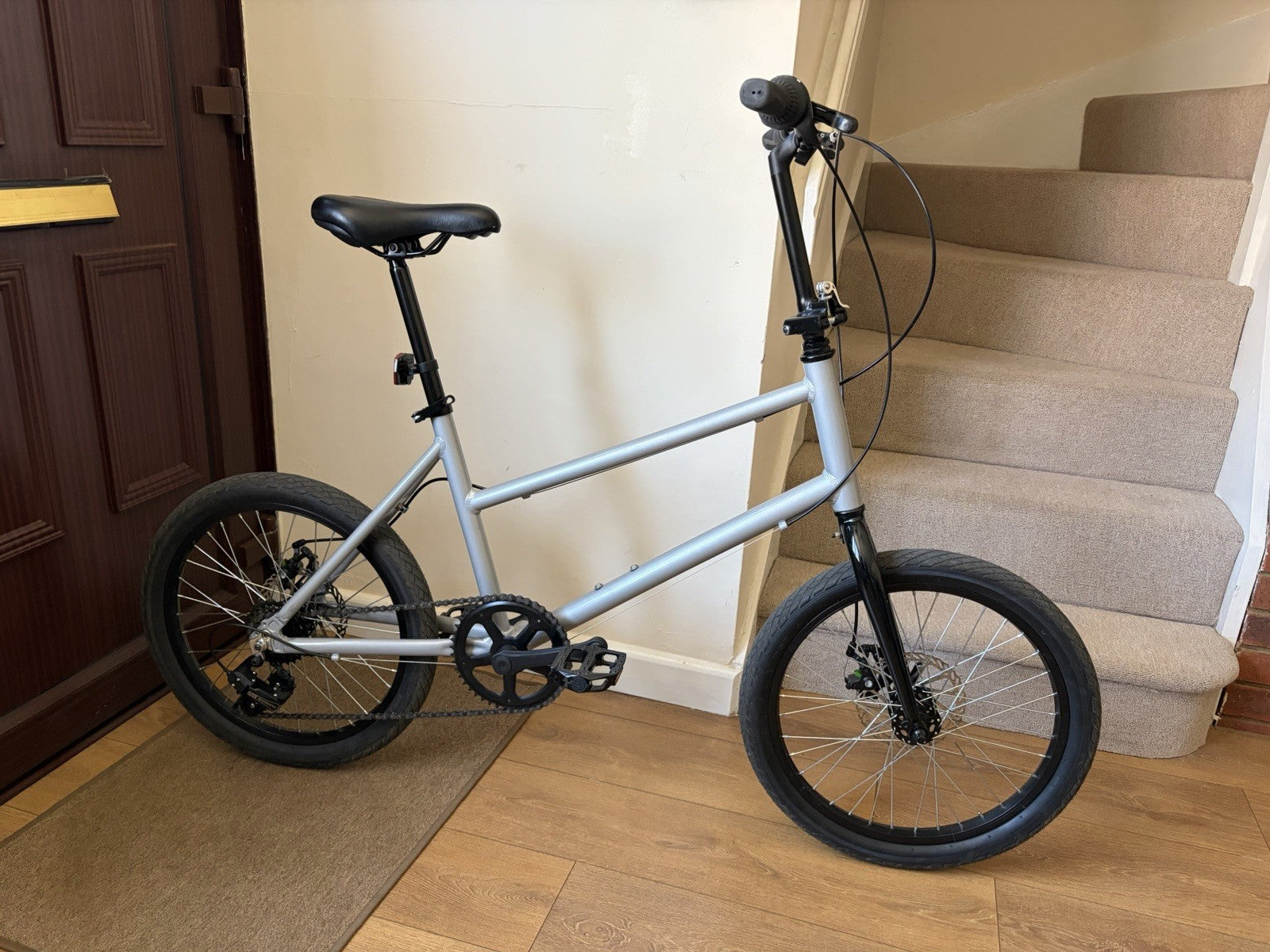 Mini Velo Folding Bike (Challenge Urban Camper) 20” Wheels 6 Speed Commuter