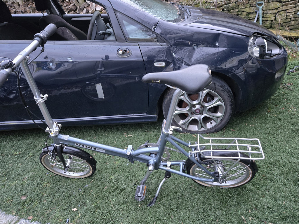 """TACTIC""",folded bike,very little use