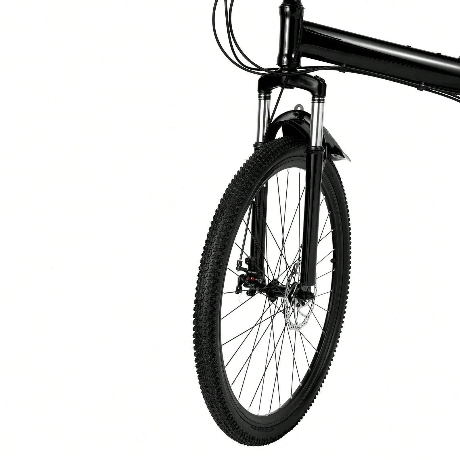 26 in Folding Mountain Bike 21-Speed MTB Bicycle Full Suspension Disc Brake Bike