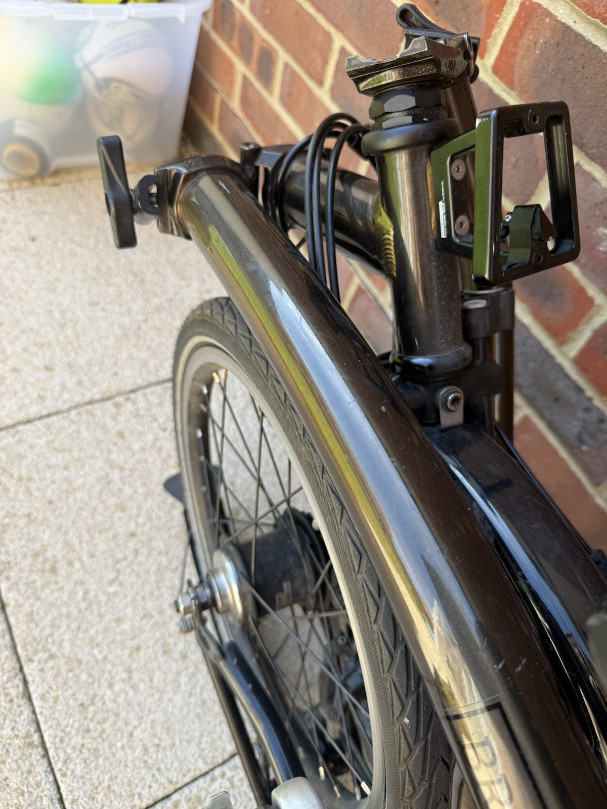 Brompton Superlight S6L Raw Lacquer 6 Speed Folding Bike MKS EZY Pedals
