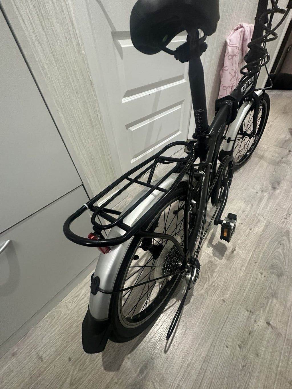 Carrera Intercity Folding Bike Gray/Black Excellent Condition