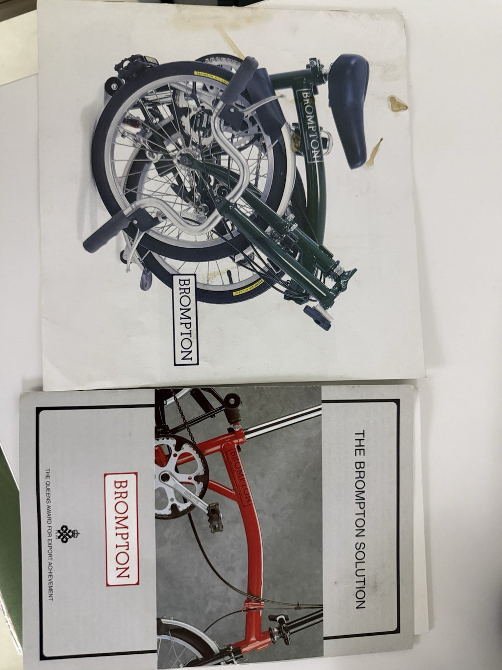 Brompton M3R Folding Bike Green, Mudguards & Rear Rack, Side Pull Caliper