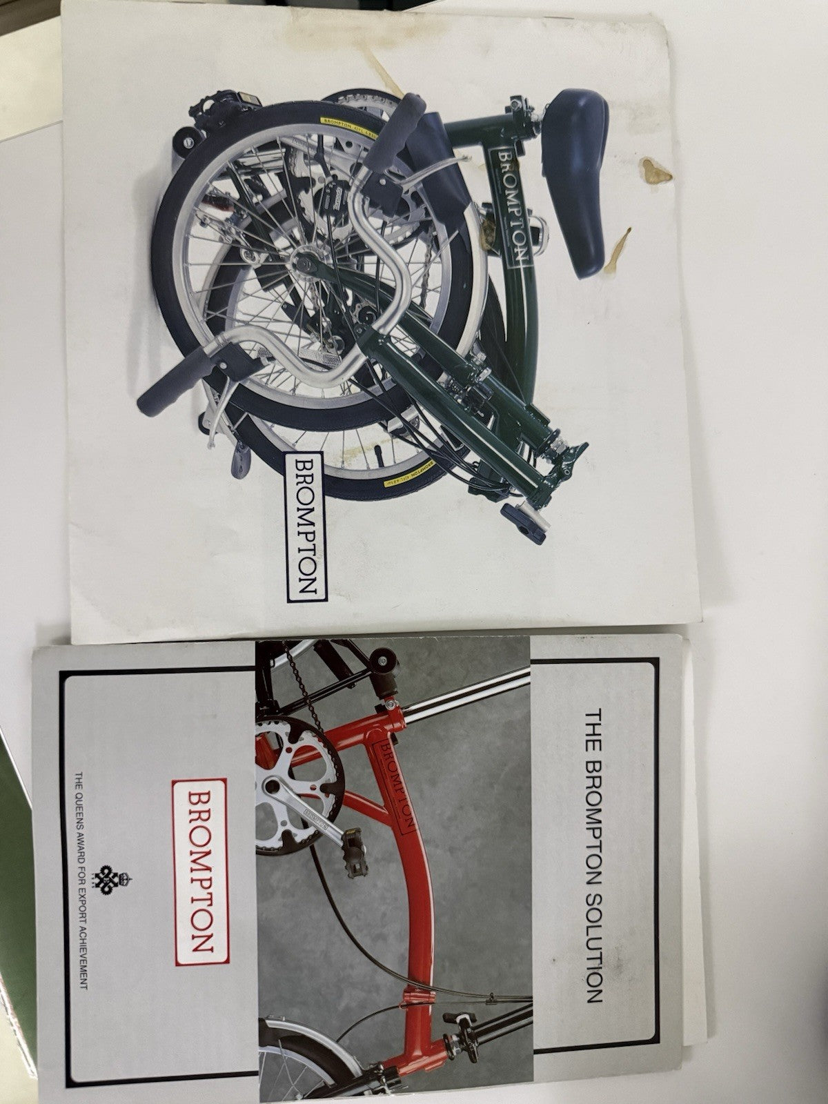 Brompton M3R Folding Bike Green, Mudguards & Rear Rack, Side Pull Caliper