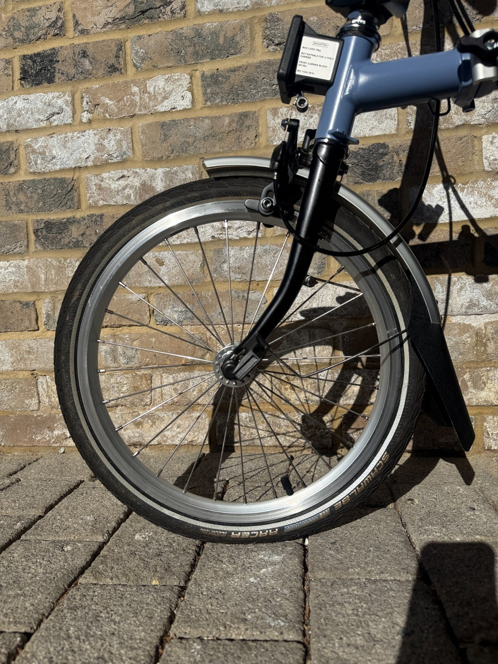 Brompton Cloud Blue & Black - C Line Mid M3L - WORLDWIDE SHIP - Top Condition