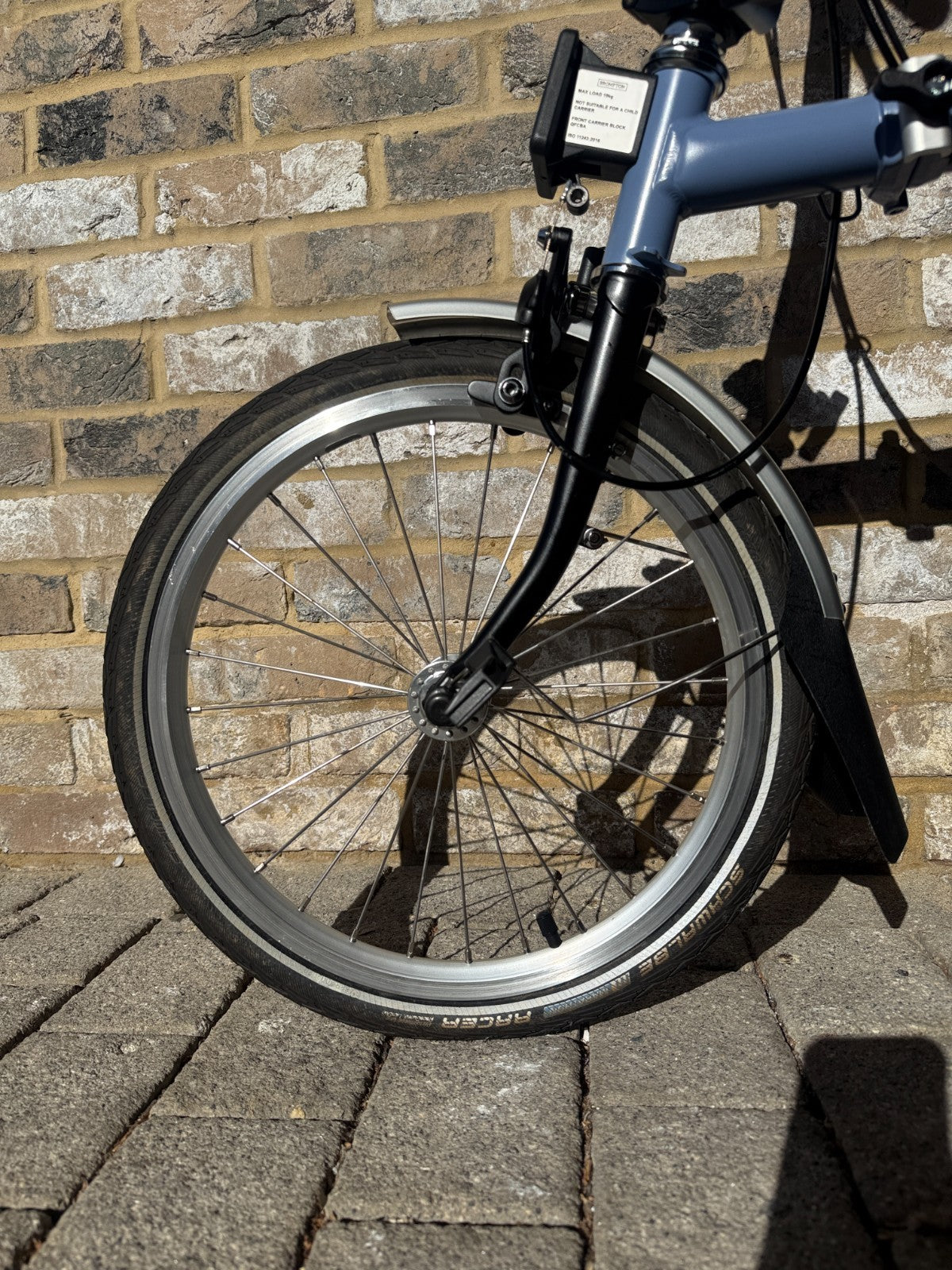 Brompton Cloud Blue & Black - C Line Mid M3L - WORLDWIDE SHIP - Top Condition