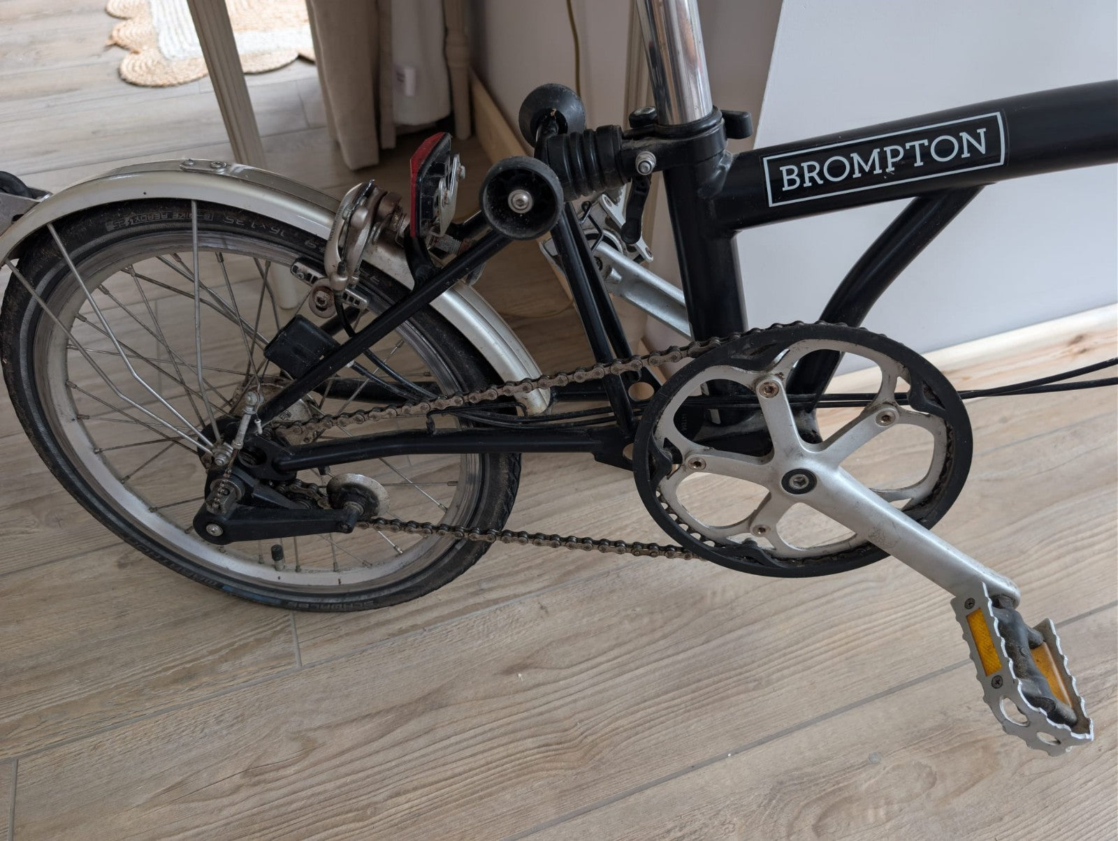 Brompton Folding Bike 3-Speed, Black