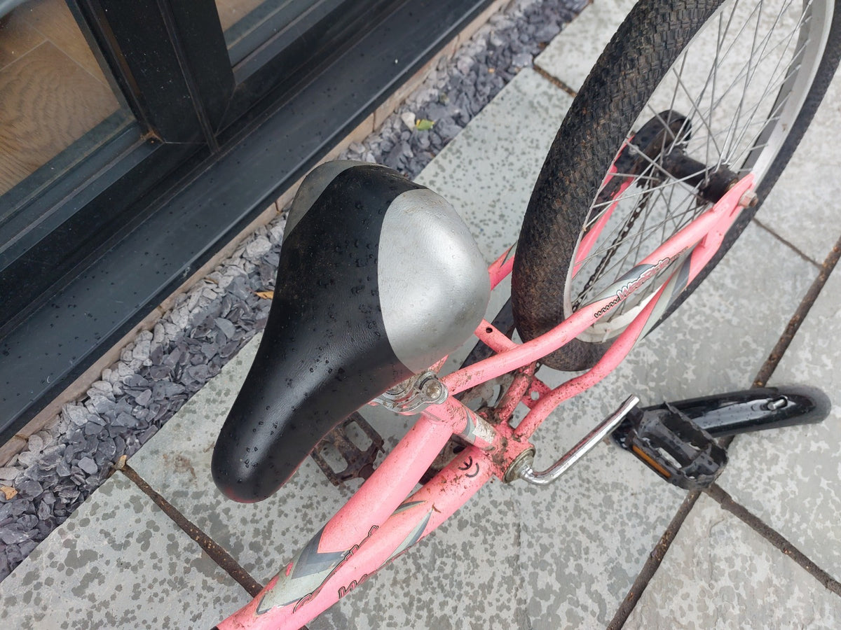 Weeride Co-Pilot 20in Kids Bike Pink 1-Speed Steel BMX Bars Folding Reflectors