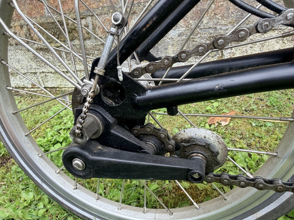 Brompton M3L Black Folding Bike, 3 Speed, Great Condition