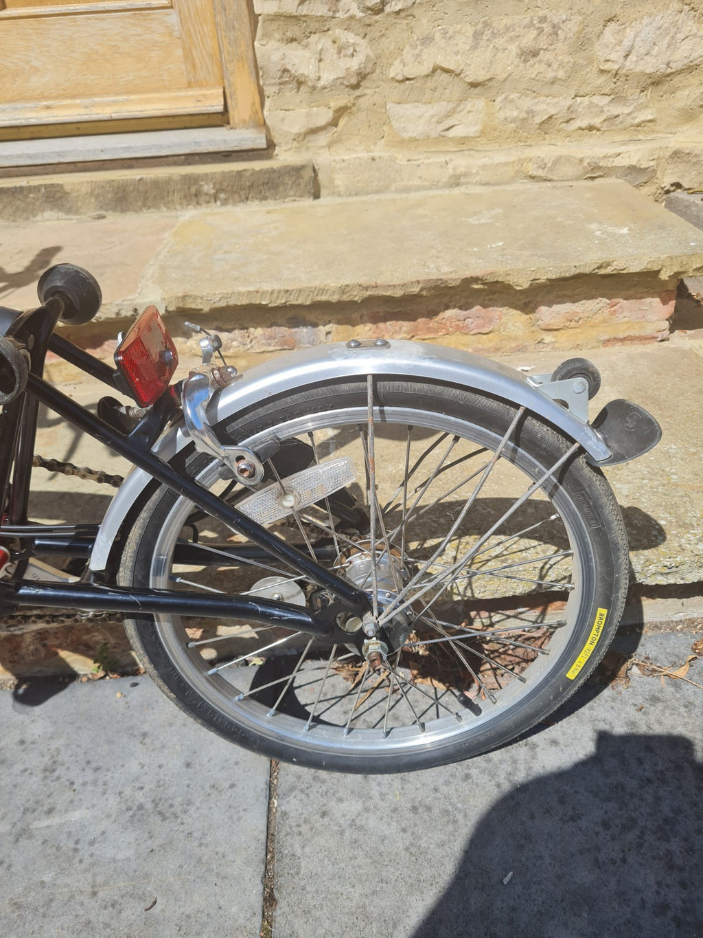 Brompton M3L Folding Bike Red and black