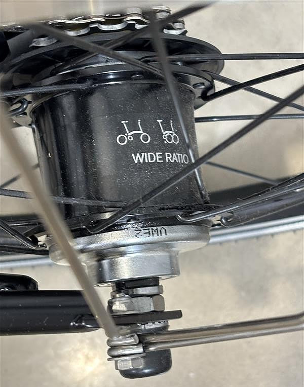 Brompton C Line 6 Speed 2023 Mid Handlebar Folding Bike - Matt Black