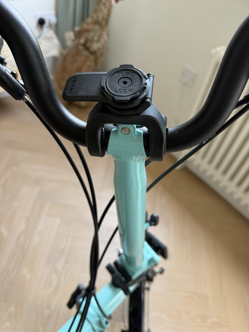 Brompton M6L Superlight — Turkish Green/Black Edition with battery lighting