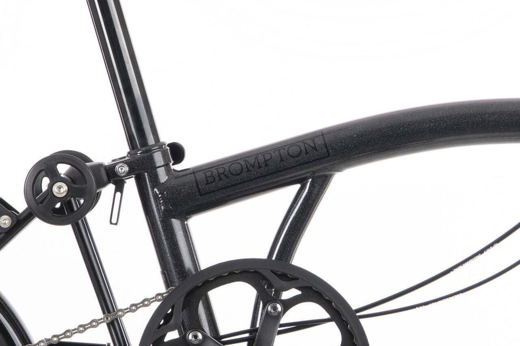 Brompton P Line 4-Speed - Mid Handlebar - Midnight Black - New