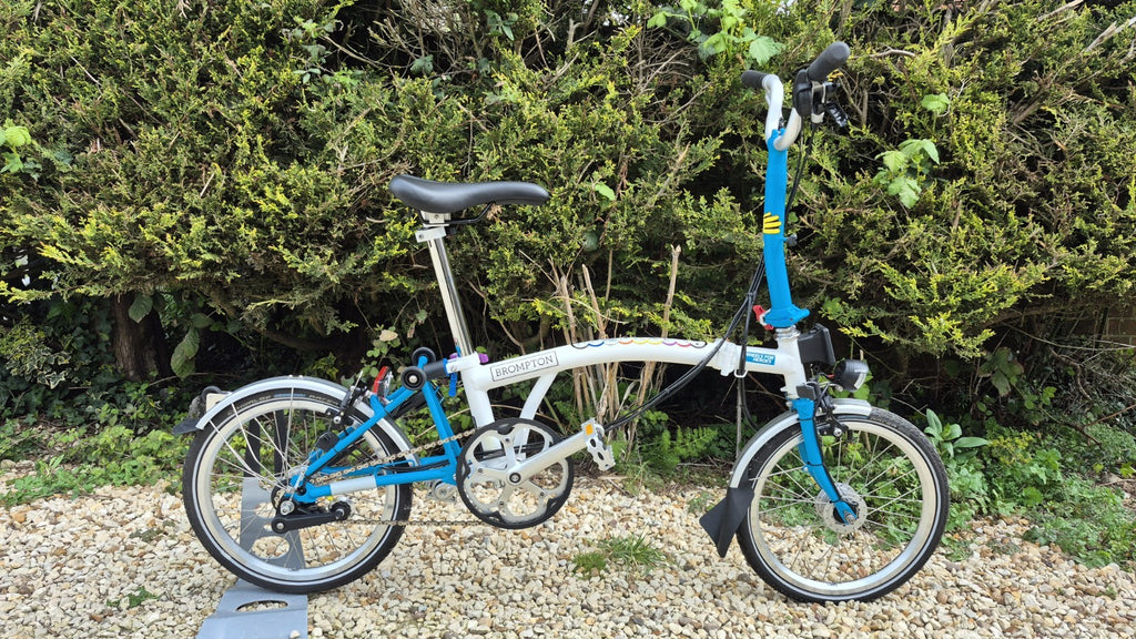 BROMPTON A-LINE UNUSED 3 SPEED FOLDING BIKE SERVICED IMMACULATE CONDITION