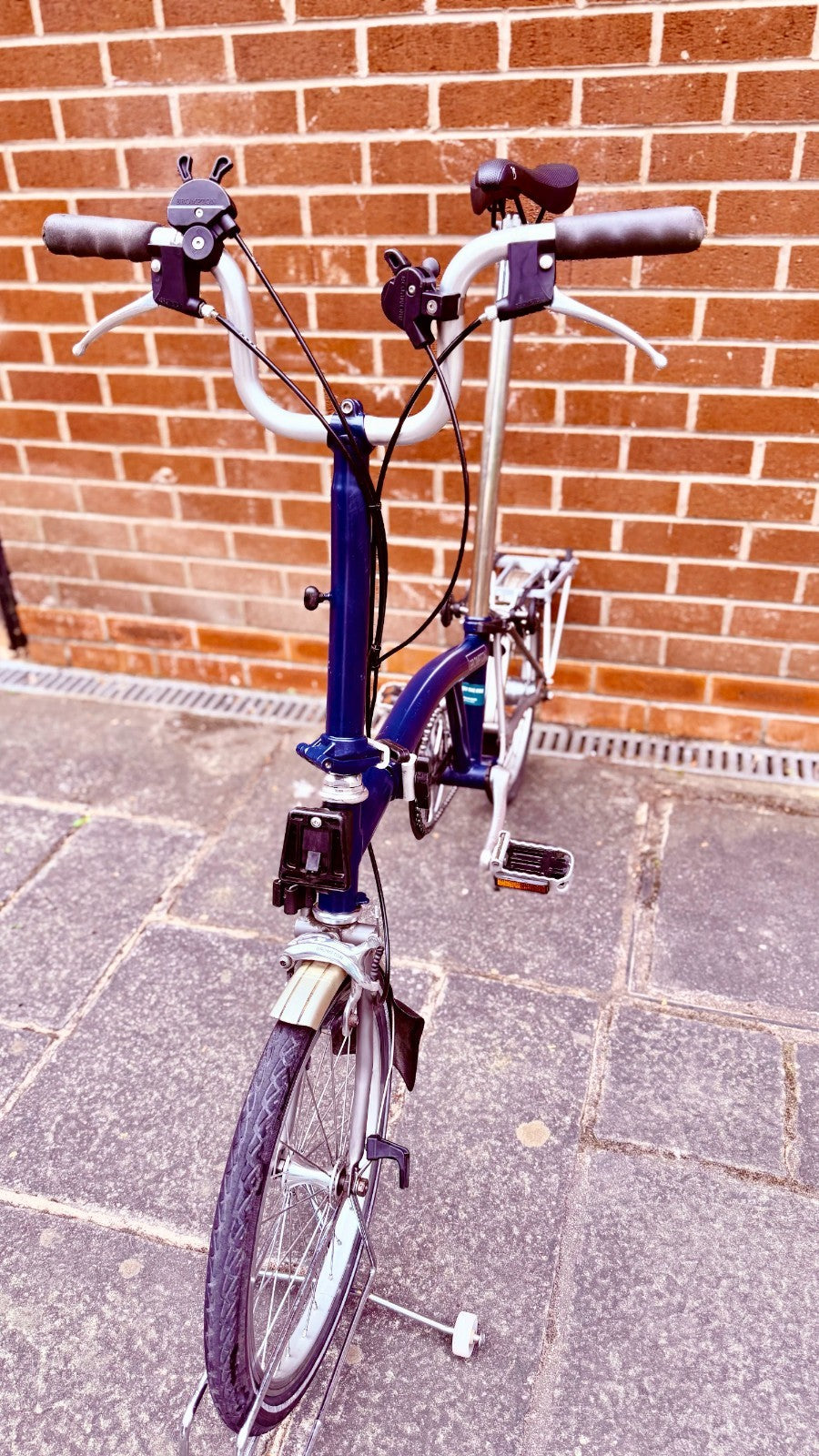 Brompton M6L-X Titanium C Line 6 Speed Very Good Used Condition FREE POSTAGE
