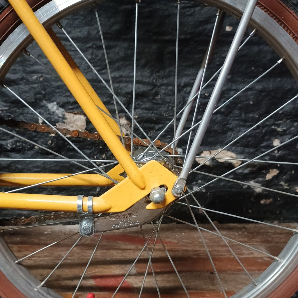 Custom Raleigh Folding Bike Coaster Brake & BMX Wheels 70s/80s Frame