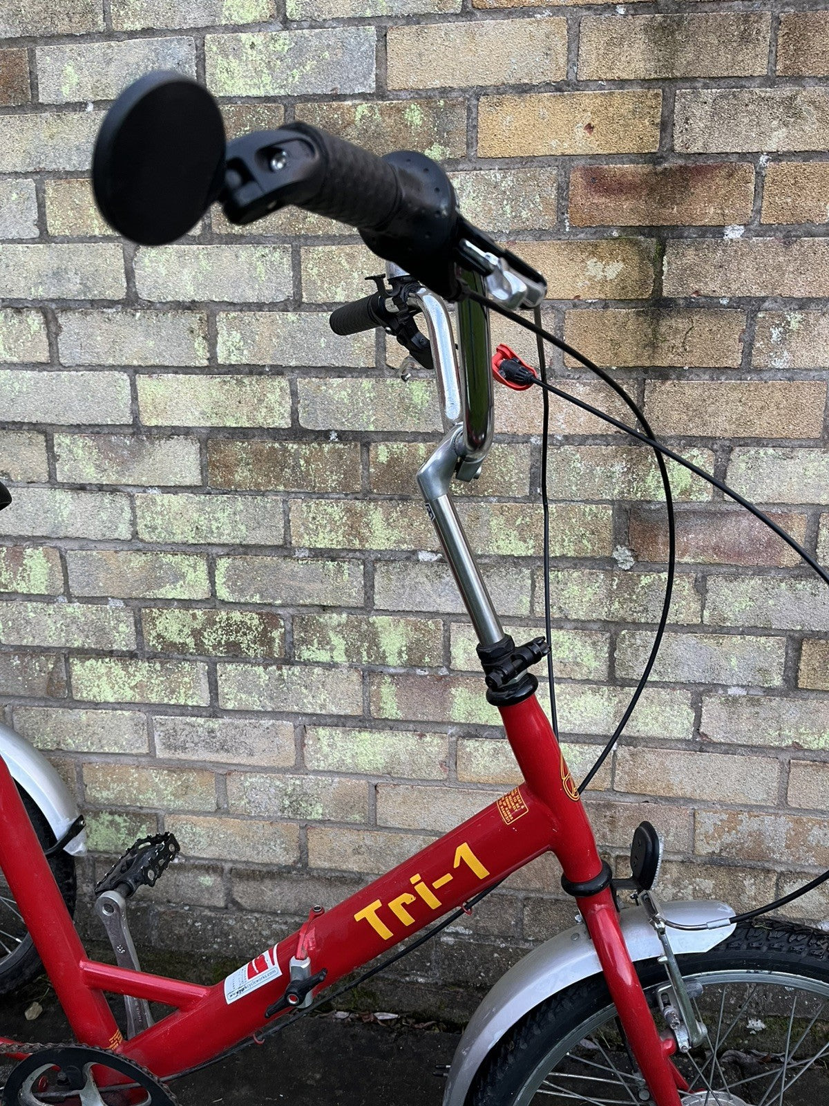 Adult Folding Pashley  Tricycle Tri-1 Red 17" frame, good condition