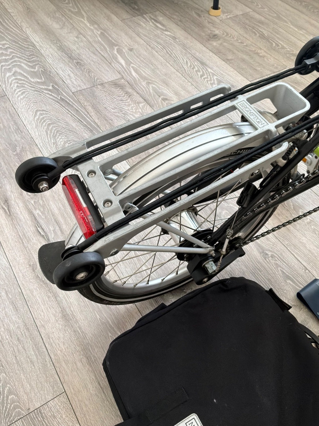 Brompton H3R, C Line, Folding Bicycle in Lime Green/Black