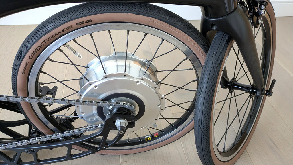 Hummingbird (now Prodrive) Carbon Fibre Folding bike with Zehus hub