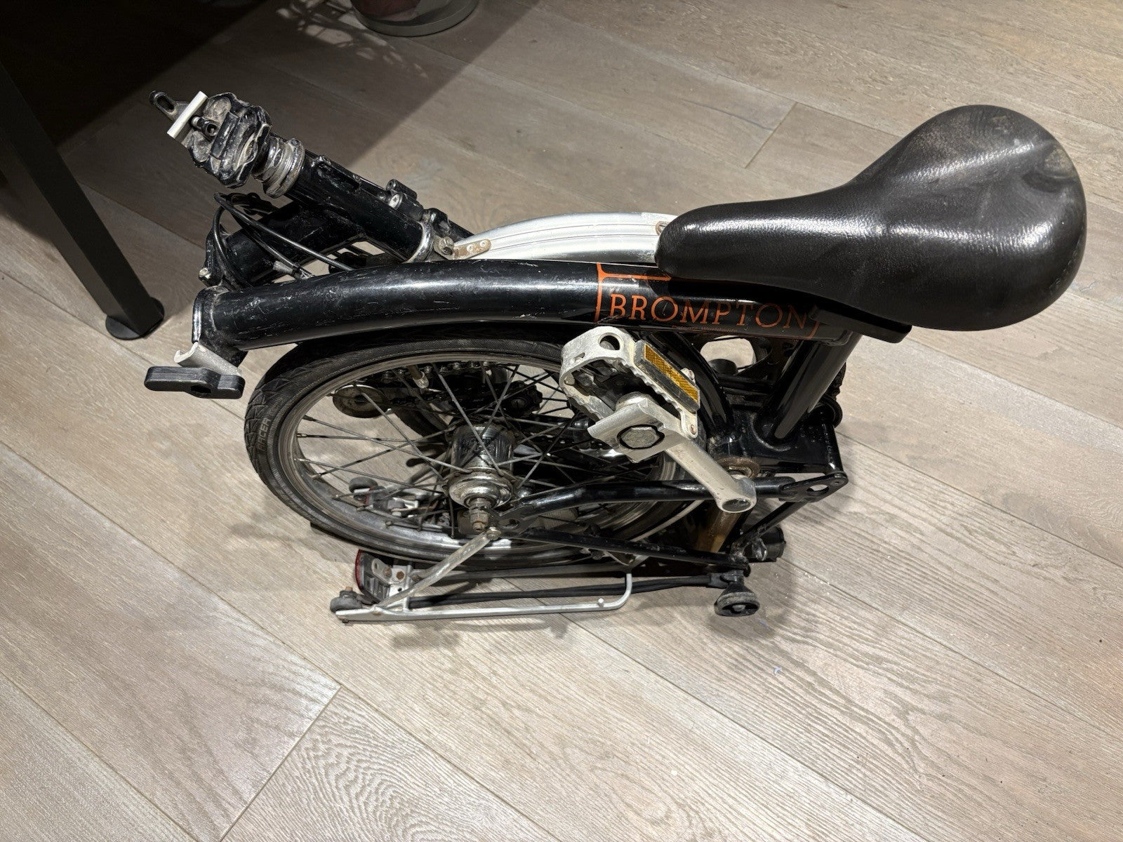 Brompton Folding Bike 3-Speed, Black