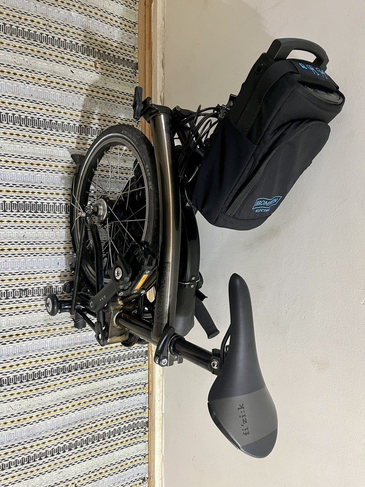 Brompton Electric C Line 6-Speed Folding Bike - Gold Lacquer - One Size