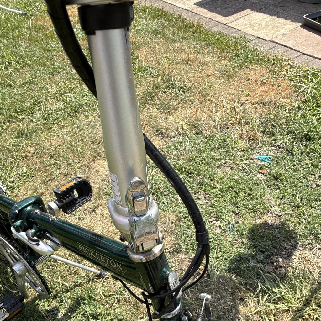 Bickerton 1707 Folding Bike Green 20in Wheels Flat Bar Side Pull Caliper Brakes