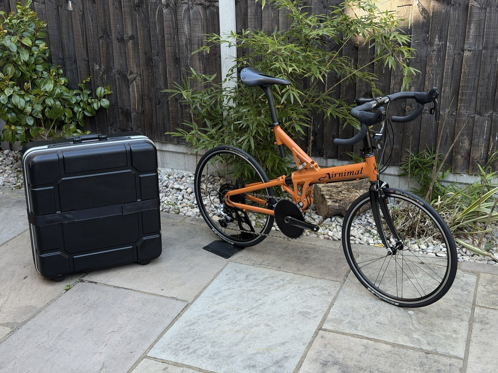 Airnimal Folding Bicycle Custom Paint Sram Rival / Force 1x11 Extra Travel Box