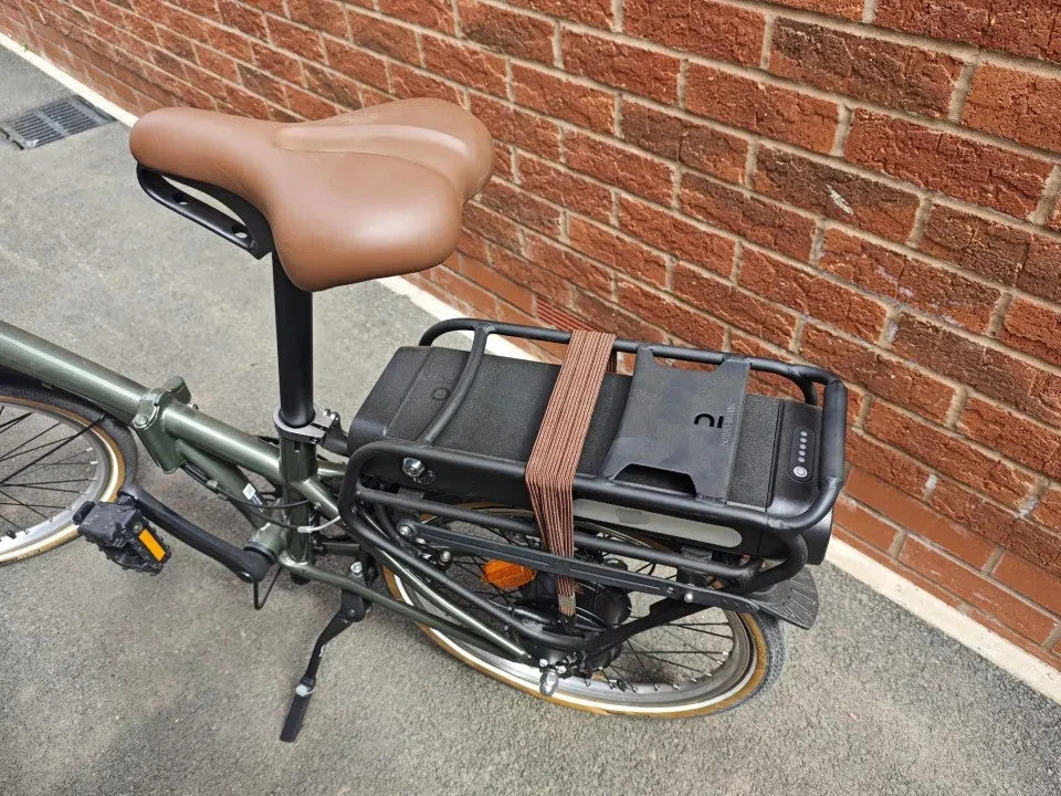FOR SALE: 2 X BTWIN ELECTRIC FOLDING BIKES E-FOLD 500 GREEN