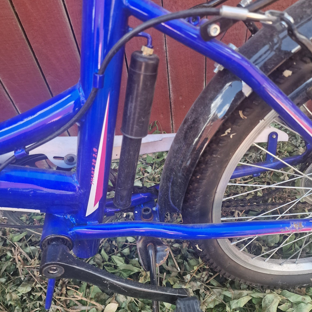 Aist Smart 20 2.0 Folding Bike 20 Inch Wheels 7 Speed Blue Used Good
