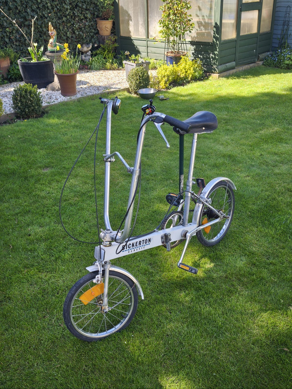 Vintage Bickerton Classic Folding Bike excellent original condition & Carry Bag