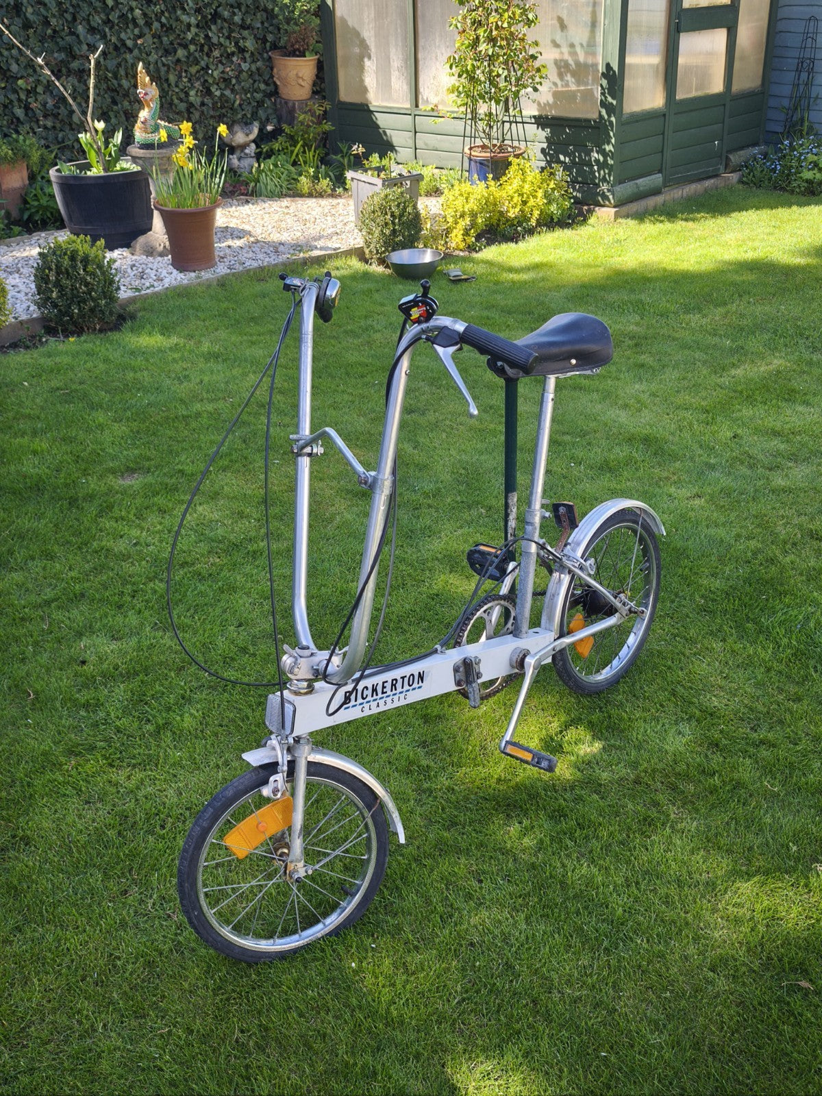 Vintage Bickerton Classic Folding Bike excellent original condition & Carry Bag
