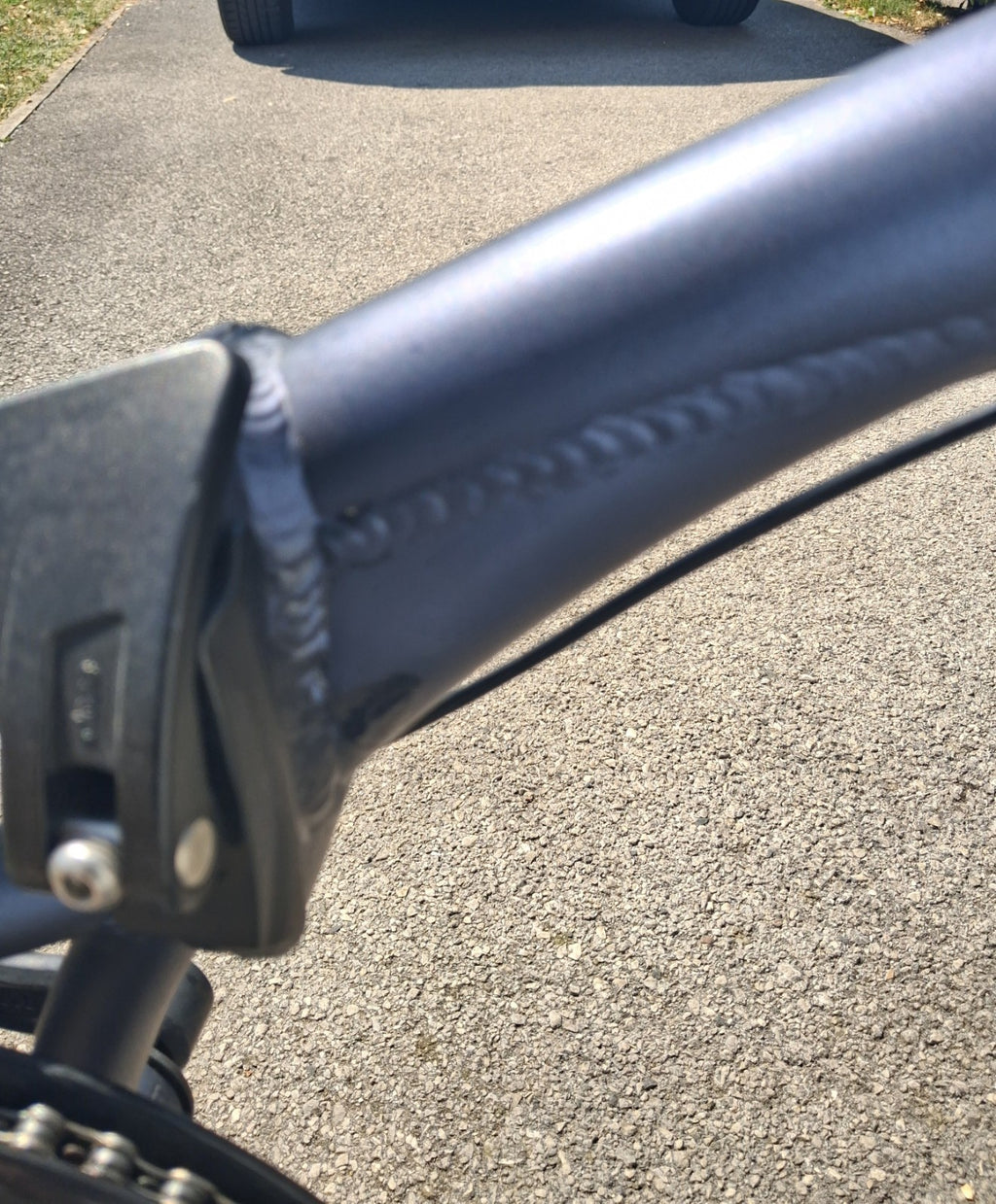 BTWIN Tilt 500 Folding Bike 20-inch Blue Great Condition