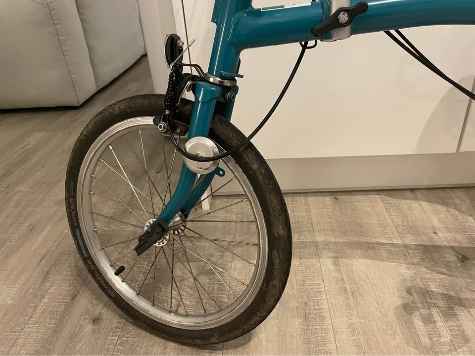 Brompton B75 16" Folding Bike - Blue - Second hand, low mileage
