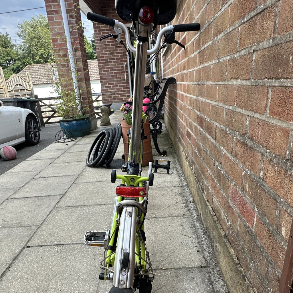 Brompton Folding Bike M3L Blue / Lime 2017