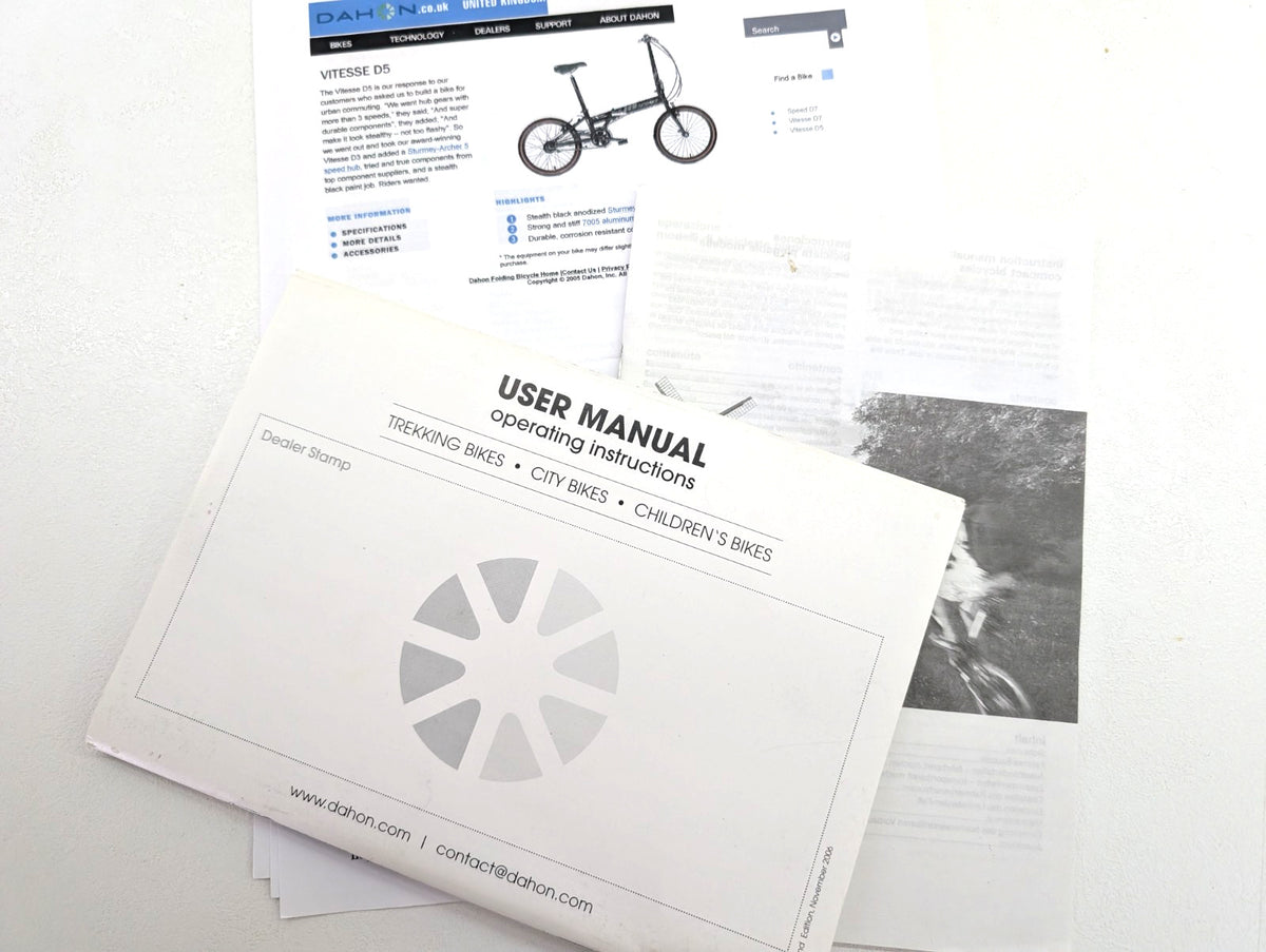 Dahon Vitesse D5HG Folding Fold-up Foldable Bike