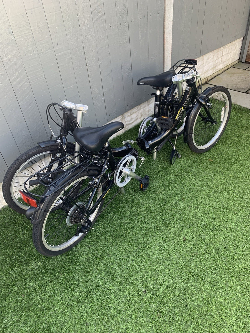 Apollo Contour Unisex Folding Bike 7 Speed, Black, 20" Wheels,