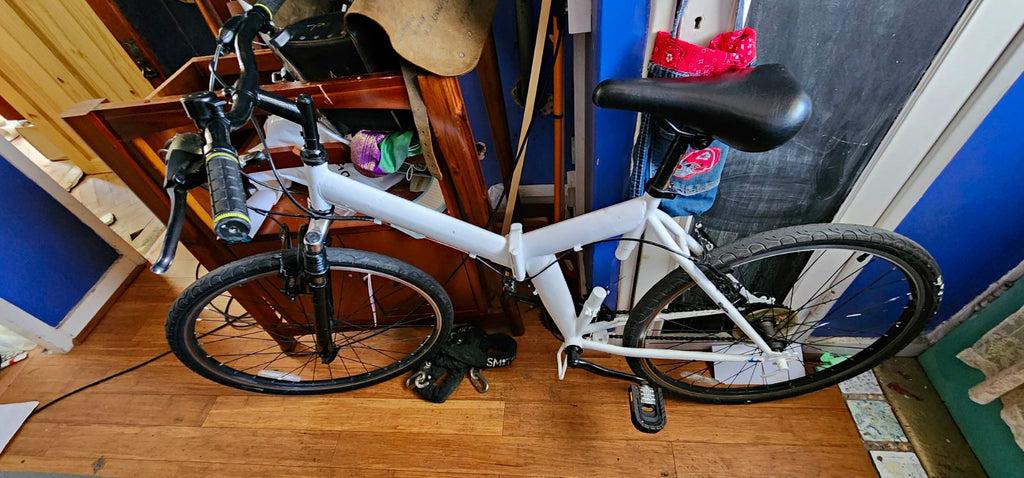 Nice Foldable White Bike
