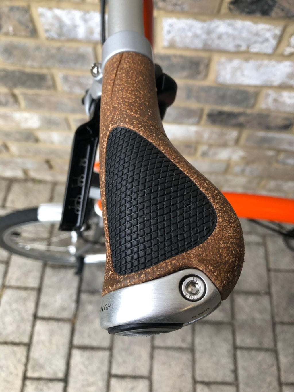 Brompton Signal Orange Superlight Titanium RARE S6L-X with Brooks - WORLD POST