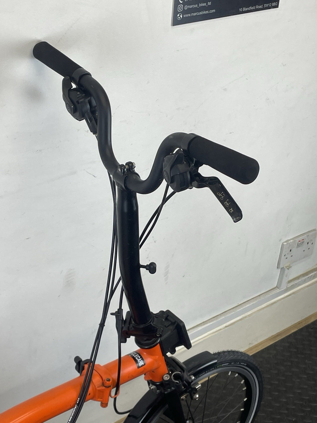 Brompton M6L Folding Bike - Orange