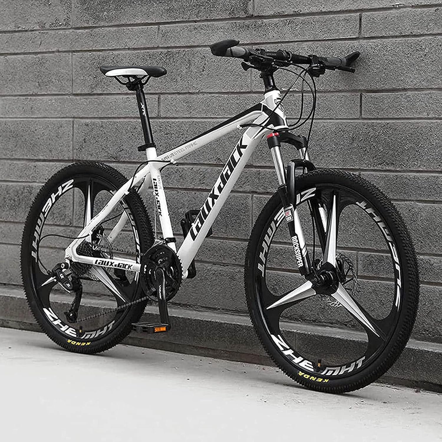 26 '' Folding Mountain Bikes, 21 24 27 30 Speed MTB Bikes, Full Suspension 26 In