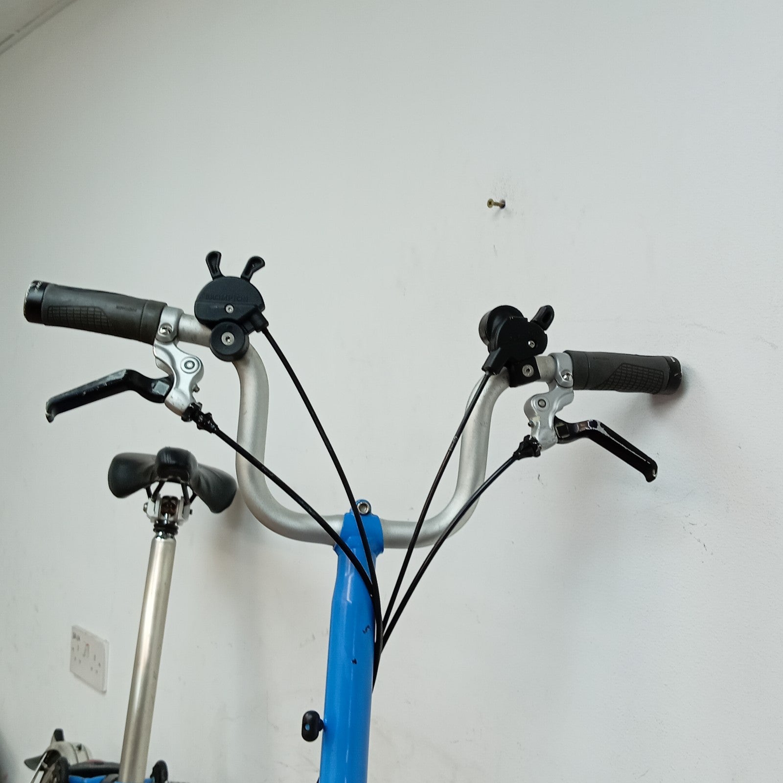 Brompton C Line M6L Folding Bike Arctic Blue 6 Speed Folding Bicycle