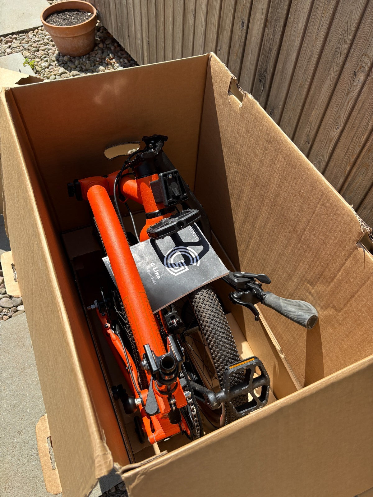 Brompton G Line - 8-speed - Adventure Orange - M