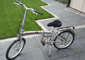 Hand Luggage SL Folding Bicycle in Silver, Brighton Bicycle Company