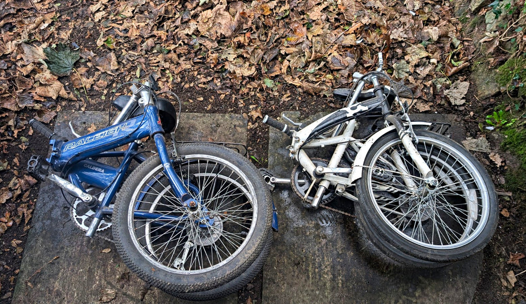 2 Folding Bikes RALEIGH CALDERA and NORTHERN COMPASS