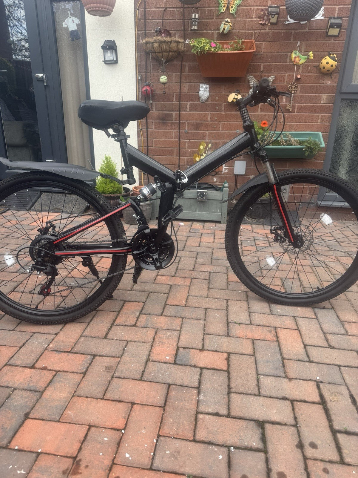 Black Fold Away Bike Brand New