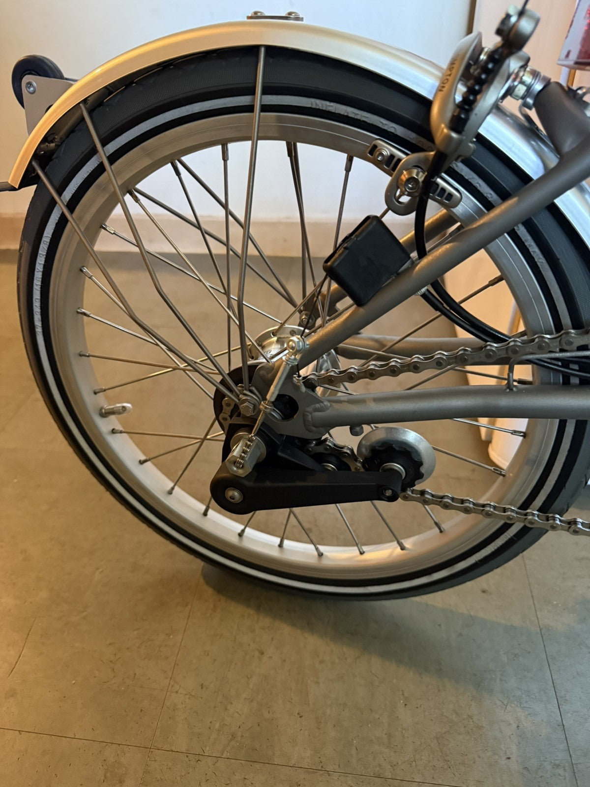 Brompton S3L-X Superlight Titanium Ti Urban Low Folding Bicycle - Ridden once!