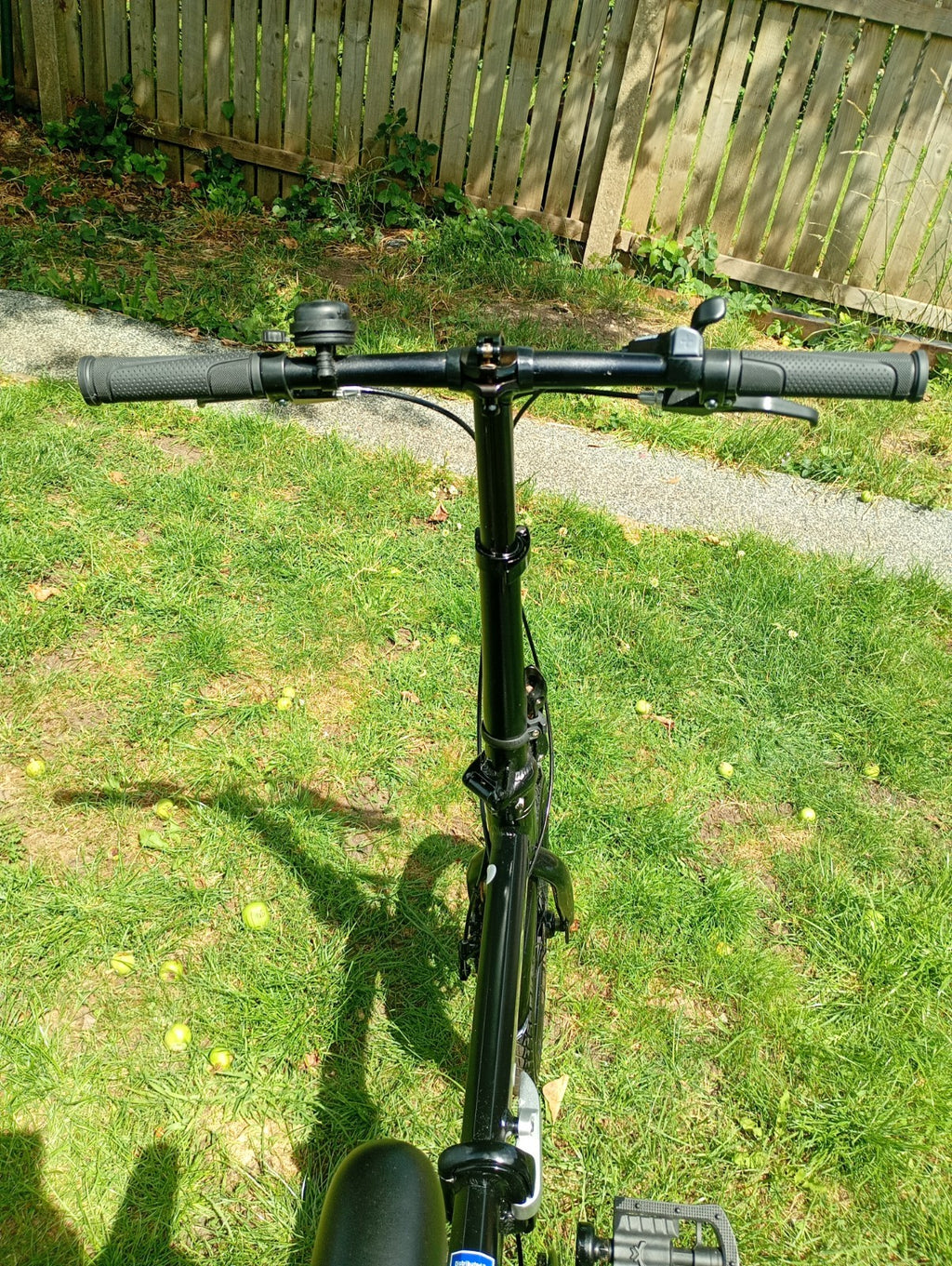 Folding Bicycle Ecosmo 16" Wheel Black Alloy 6SP Shimano Gear, DualDisc-16AF02BL